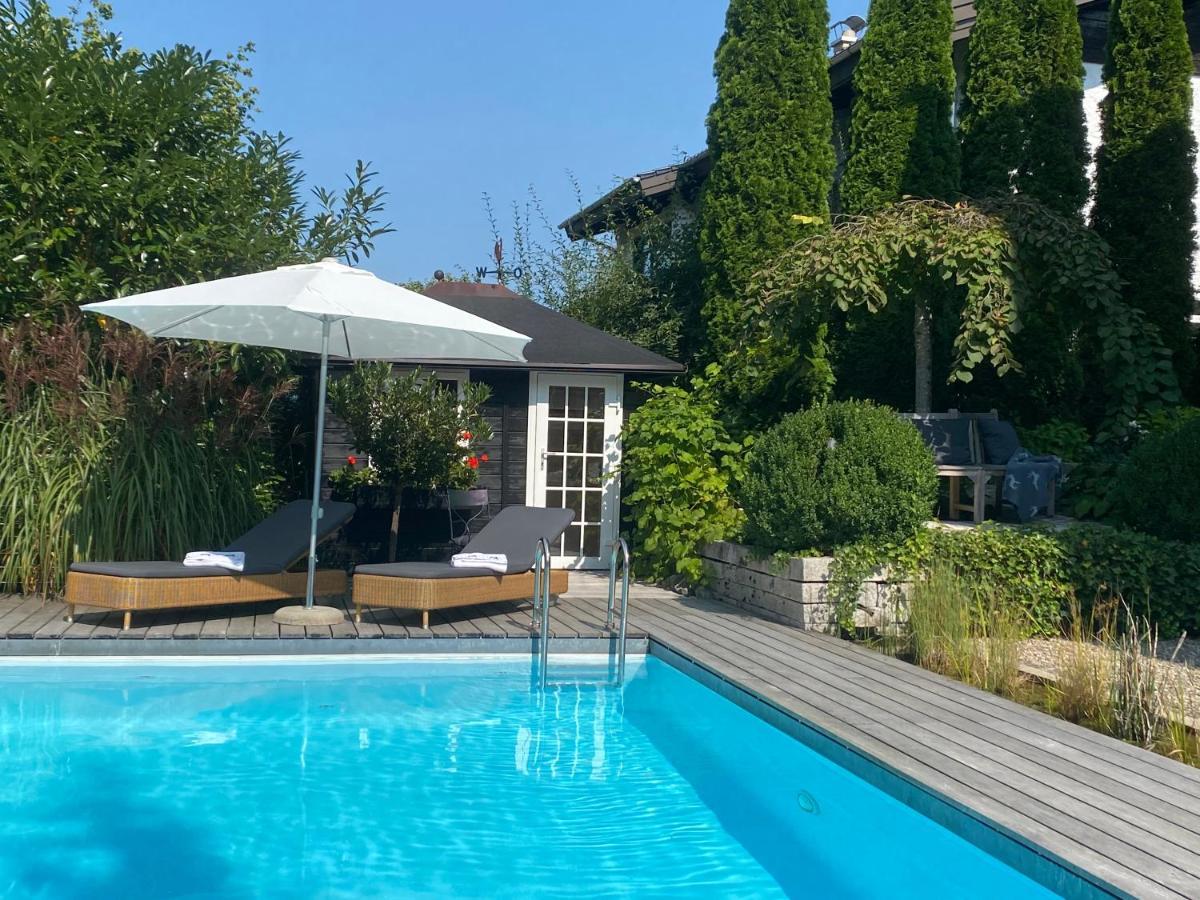 Landhaus Am Plattenbichl - Luxus Apartment Mit Privat-Pool Und Sauna - Im Sommer Bergbahn Inklusive Oberstdorf Exterior photo